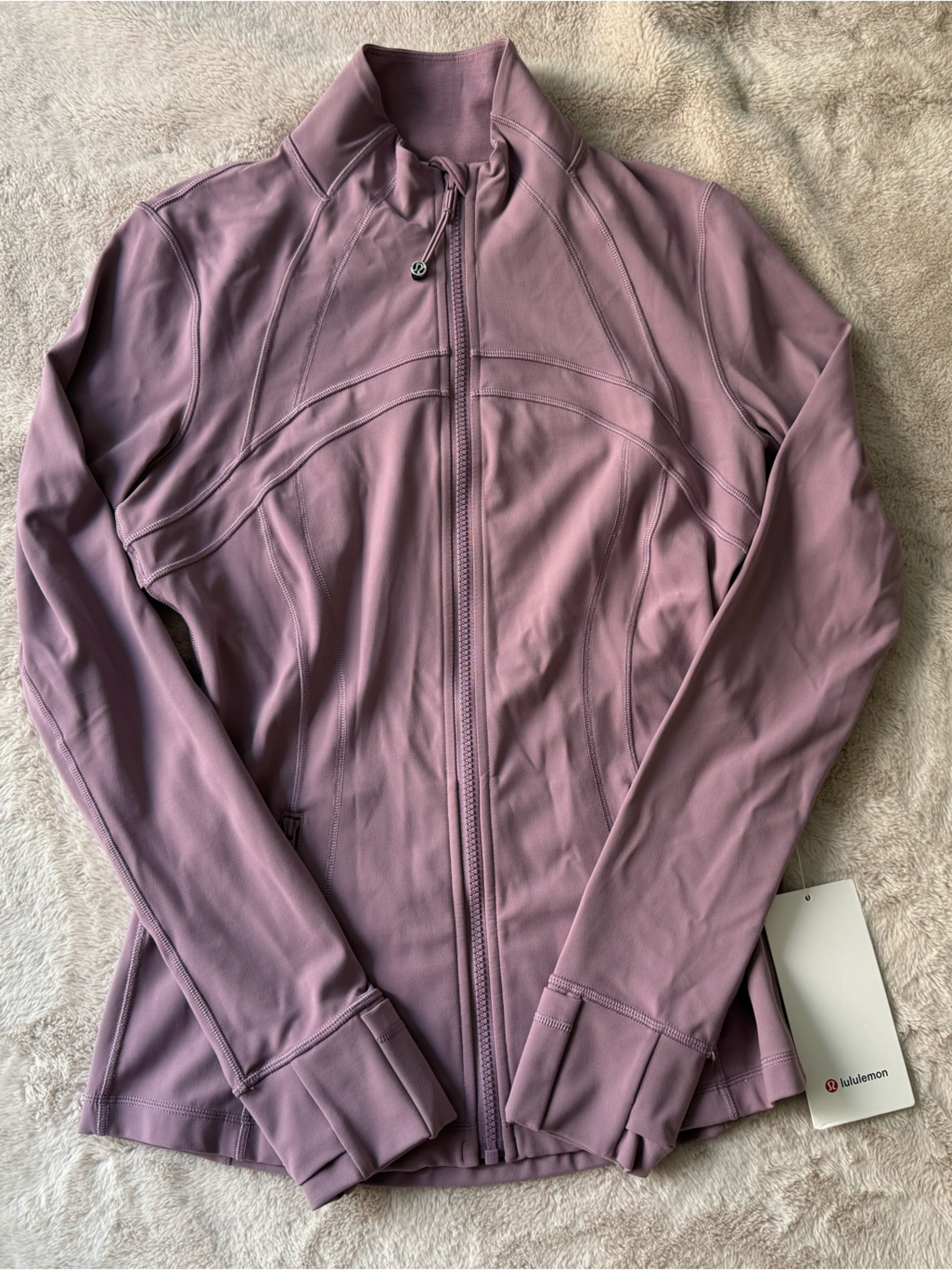 Nwt Lululemon Define Jacket *Nulu Lavender Lux Size 8